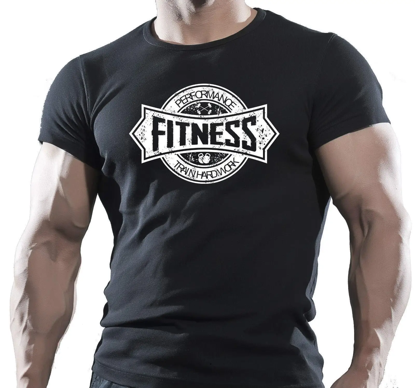 

FITNESS TRAININGER BODYBUILDING GYMer MOTIVATION T-Shirt WORKOUT CLOTHING TOP Men Casual Short Sleeve T Shirt