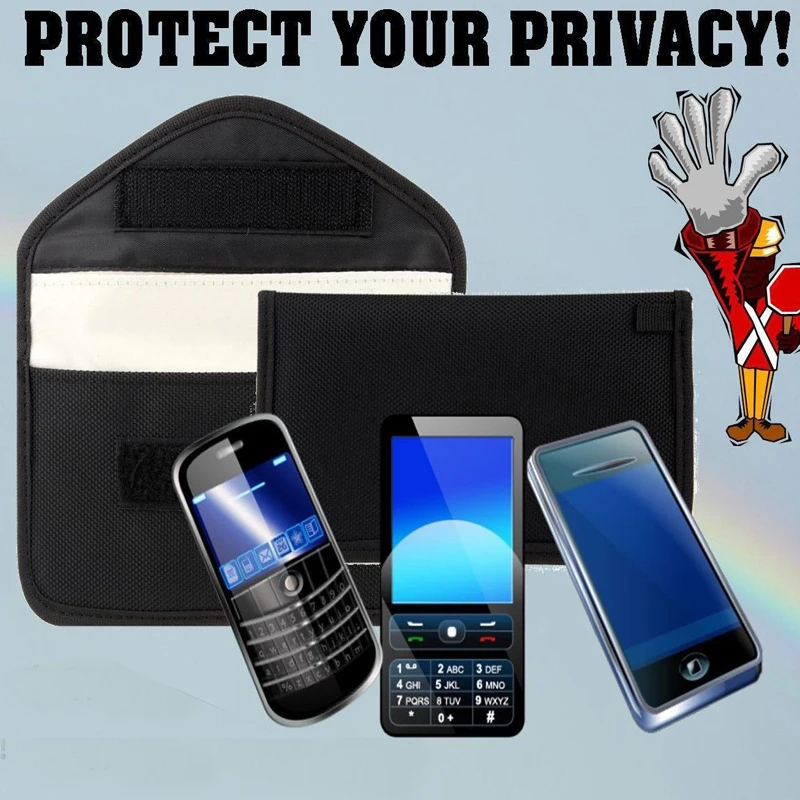 Анти шпион сигнал блокирования чехол Остановить сотовый телефон gps RFID отслеживания подслушивания сумка защиты вашей конфиденциальности для Blackview A8 Max 5,5 дюйма