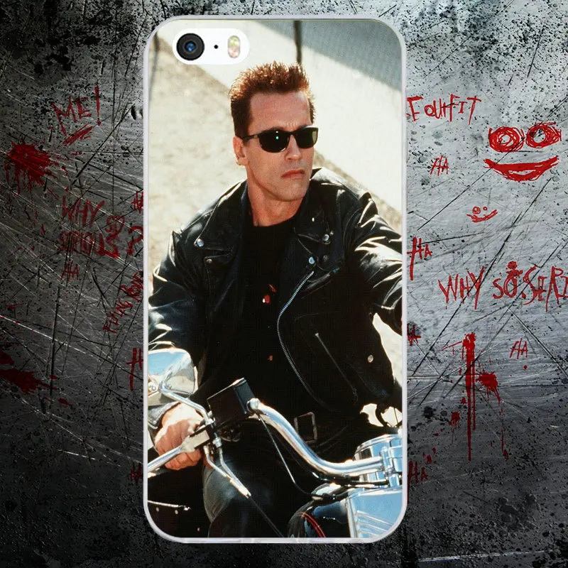 Fashoin Movie Terminator Soft TPU Silicone Mobile Phone Cases Cover for iPhone X 8 7 6S 6 Plus 5 5S SE 5C 4S 4 Shell Bags - Цвет: Picture 6