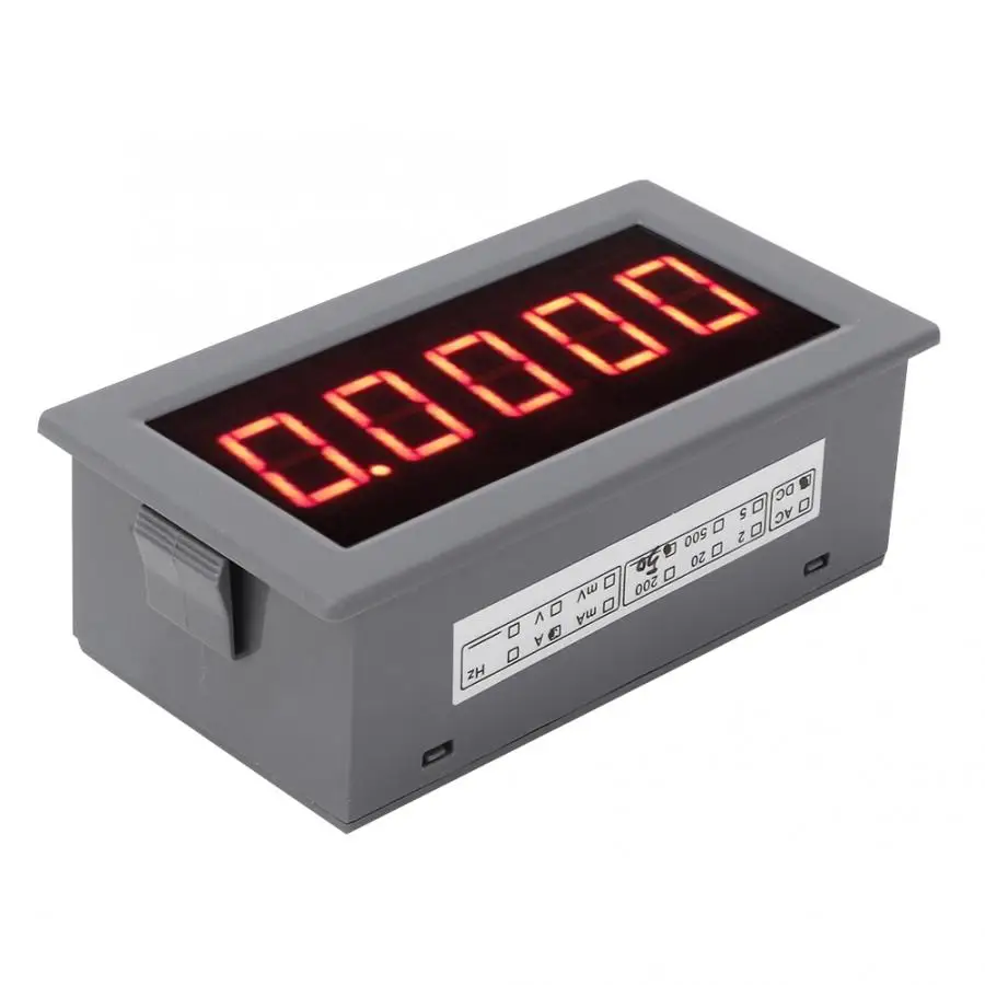 YB5145BI изолированный DC8-18V DC50A полное уплотнение четыре половина амперметр светодиодный цифровой амперметр высота 0,56 дюймов