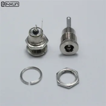 

200pcs 5.5*2.1mm / 5.5*2.5mm DC Female Power Jack Socket PCB Panel Mount DIY Connector Adapter with / without Waterproof Cap