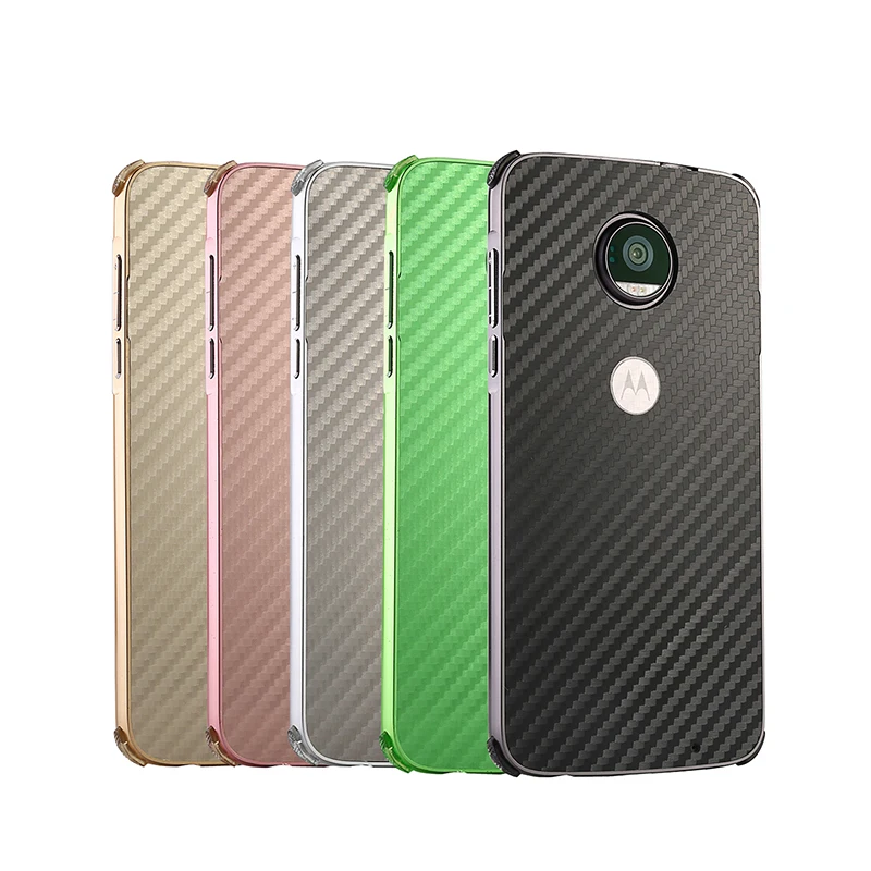 

Luxury Aluminum Metal Frame Bumper Case For Motorola Moto G5S Carbon Fiber Back Cover for Moto G5S G5 S Case 5.2''