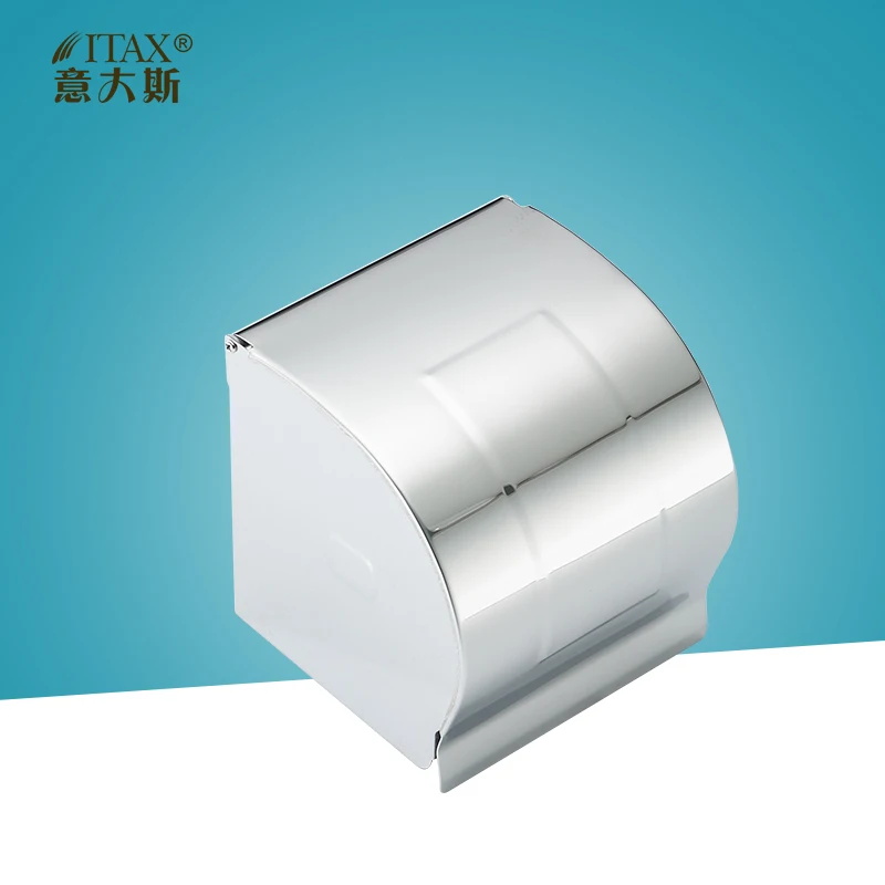 

ITAS3338 304Stainless steel holder paper dispenser box manual toilet tissue wipe hang wall mounted core anti rust finish machine