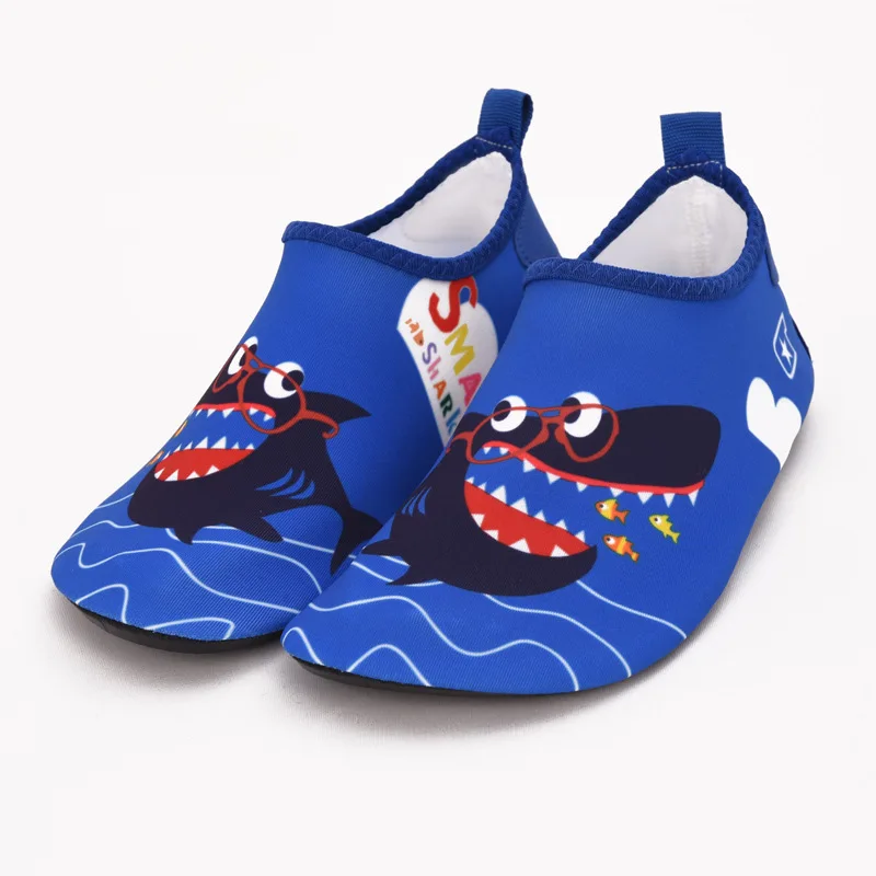 Kids Quick Drying Swim Water Shoes Footwear Barefoot Light Weight Aqua Socks For Beach Pool Cartoon Children Slippers Shoes