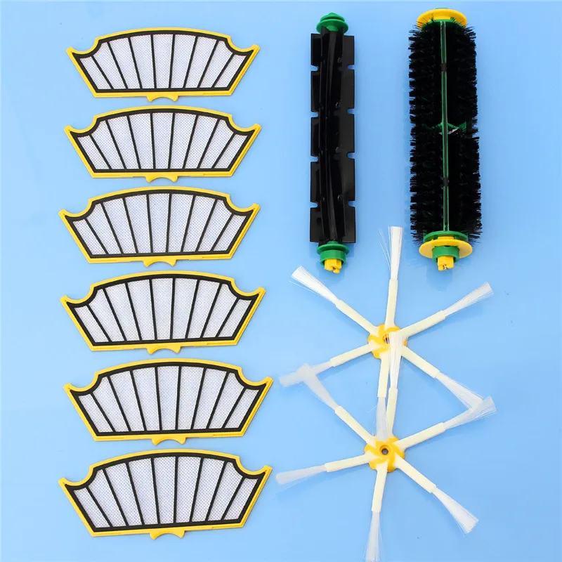 

10Pcs Replacement Filter Brush Round Cleaning Tool Accessories Kit For i Robot 500 Series 510 530 540 550 560 580 570