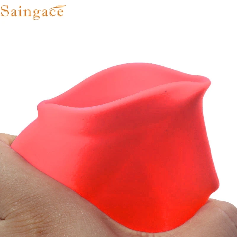 Saingace, 12 см x 8,5 см, пять цветов, подарки, потрясающая мода, в форме листа, карман для воды, для питья, высокое качество, мягкий силикон