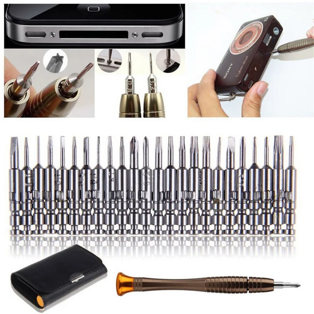 

Dropshipping ferramentas 25 in 1 Torx Screwdriver Repair Tool Set For Phone Cellphone Tablet PC Kit Hand Repairing Tools Kits