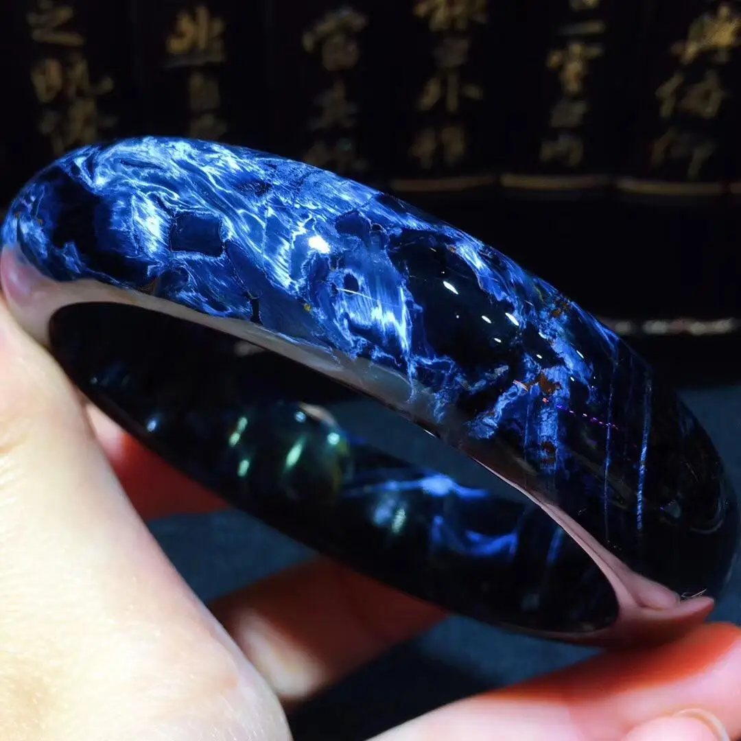

59.2mm Genuine Natural Pietersite Bangles Size 15x9.2mm Gemstone Crystal For Women Female Gift Fashion Bangle Luxury Jewelry