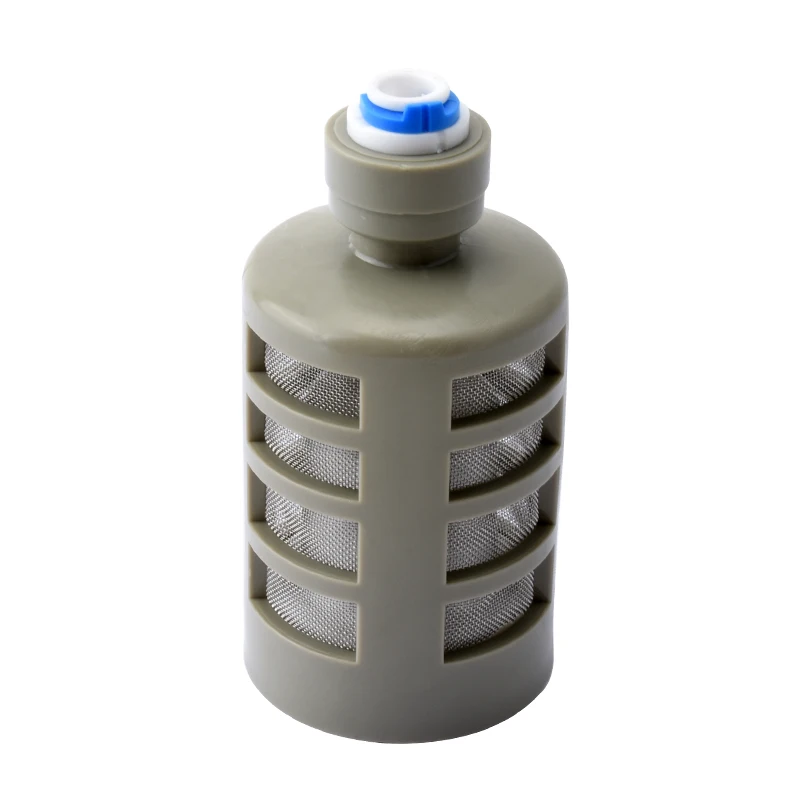 

1/4" OD Hose Quick Connection Fitting Self-Sucking Pump Suction Filter RO Water Reverse Osmosis Aquarium System 1pcs/lot