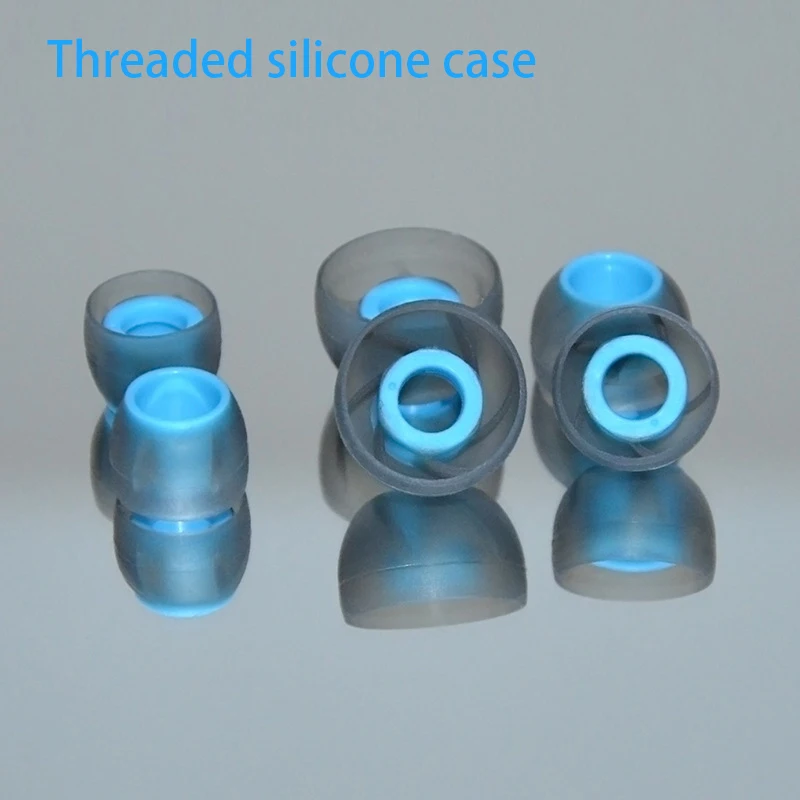 

QKZ In-Ear Earphone Threaded Soft Silicone Case Replacement Eartip Earbud Cushions Ear pads Covers For Headphone 3 Pairs(S/M/L)