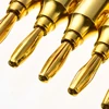 20PCS 4mm 24k Gold Plated Banana Plugs Wire Cable Connectors Musical For Speaker Amplifier Adapter Audio Banana Plug Connector ► Photo 2/6