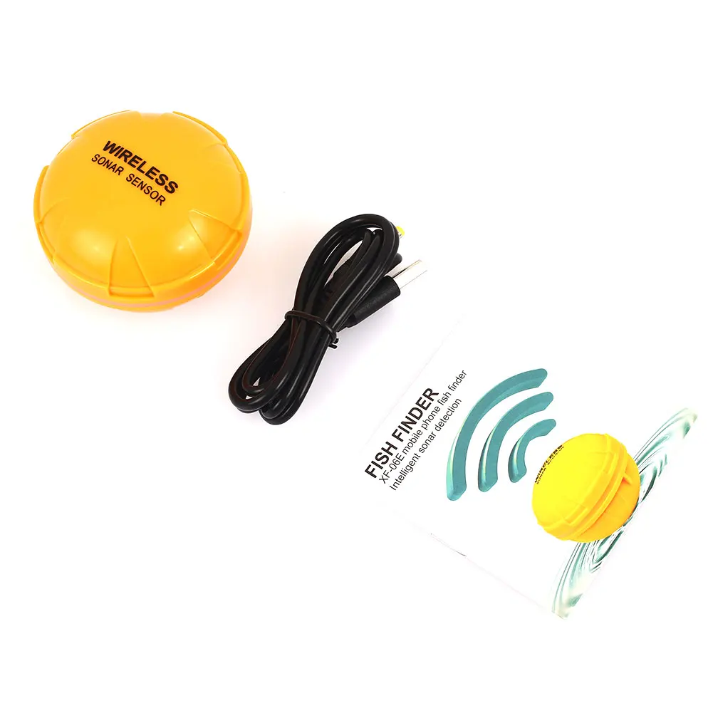 Bluetooth Smart Fishfinder Fish Detect Smartphone Lake Wireless Sonar Fishfinder Android 36M Portab