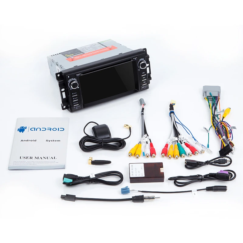 Sale 2 Din Android 8.1 Car DVD Player For Jeep Grand Cherokee Chrysler 300C Compass Patriot Dodge Sebring GPS Navigation Radio Stereo 4