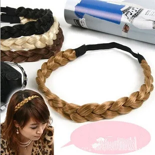 

Belly Dance Plait Headwear Hair Decoration Braid Wig Pigtail Elastic Head Band Rope