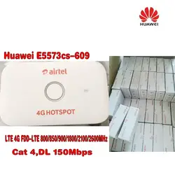 Лот 100 шт. 150 Мбит/с huawei E5573 E5573Cs-609 Портативный 4G Карманный LTE Wi-Fi роутера Поддержка LTE TDD и FDD сети