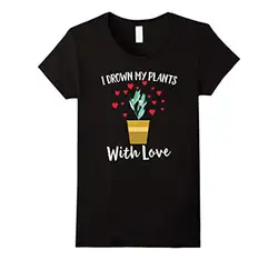Я утону мой растений с любовью милые трав Садоводство футболка хорошее качество брендовая футболка Для женщин хлопковый топ Смешные 100%