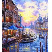 21042 Венеция закат на море-краска по комплекты номеров для взрослых DIY