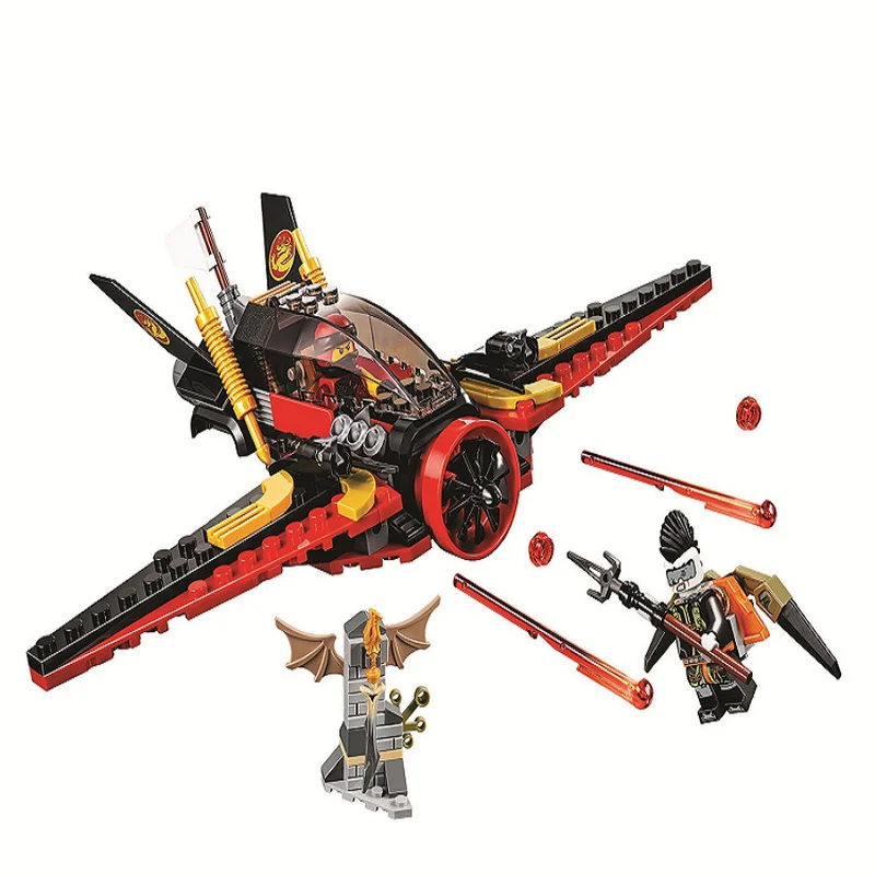 

10934 Ninjagoing Destiny's Wing Jet Plane Compatible with Legoings Block Set Kai Building Toy For Kids 193Pcs