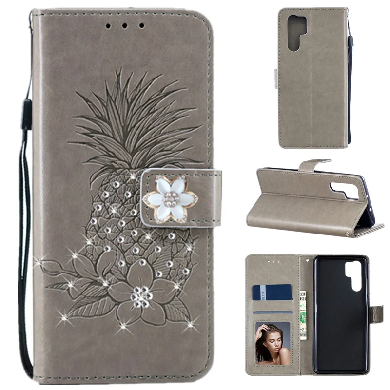 

Bling Leather Flip Case for Huawei P Smart 2019 P30 Pro P20 Honor 10 lite 7c 7a pro Y6 Y7 Prime 2018 Mate 10 Glitter Phone Coque