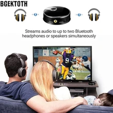 BGEKTOTH двойной поток Bluetooth передатчик цифровой оптоволоконный беспроводной аудио адаптер