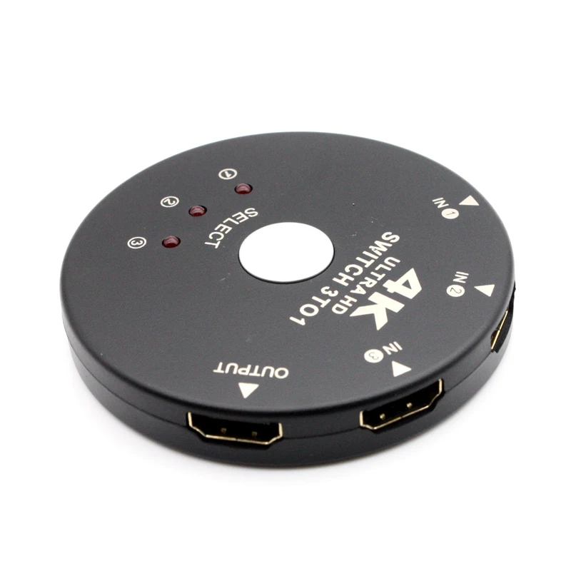 AIXXCO HDMI коммутатор 3 порта 4 к* 2 к коммутатор сплиттер коробка Ultra HD для DVD HDTV Xbox