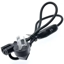Шнур питания Австралии IEC C15 с удлинителем вкл/выкл 90 см 18AWG для рисоварки Электрический нагревательный чайник рифленый