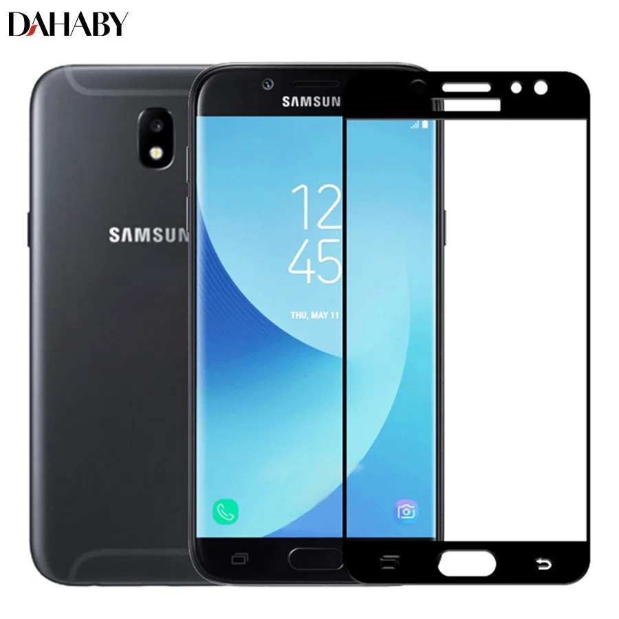 Dahaby для Samsung Galaxy J3 J5 J7 2017 SM-J330 J530 J730 9 H 2.5D полное покрытие закаленное Стекло Экран