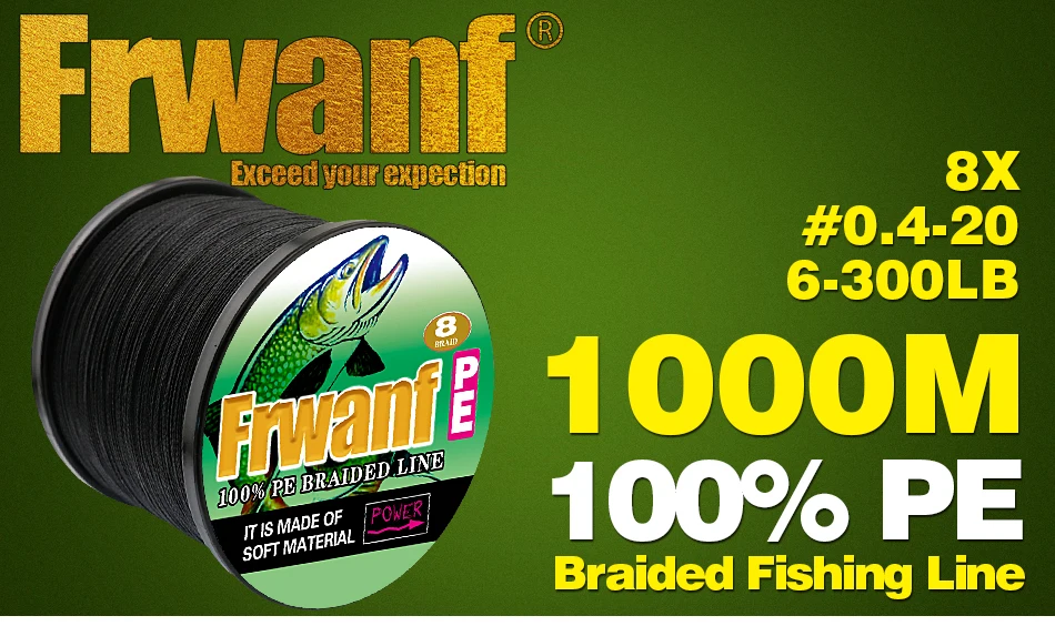 braided fishing line multifilament fishing line 1000m (1)