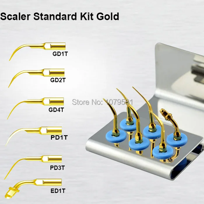 Buy 1 set SSKG Scaler Standard Kit Gold Supragingival scaling Remove calculus