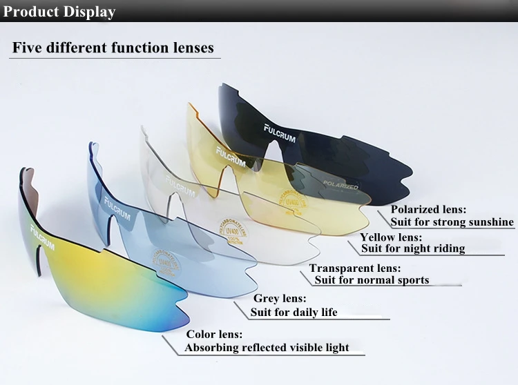 Новые велосипедные очки с 5 линзами UV400, походные охотничьи очки для мужчин и женщин, очки для верховой езды, рыбалки, альпинизма, спортивные очки