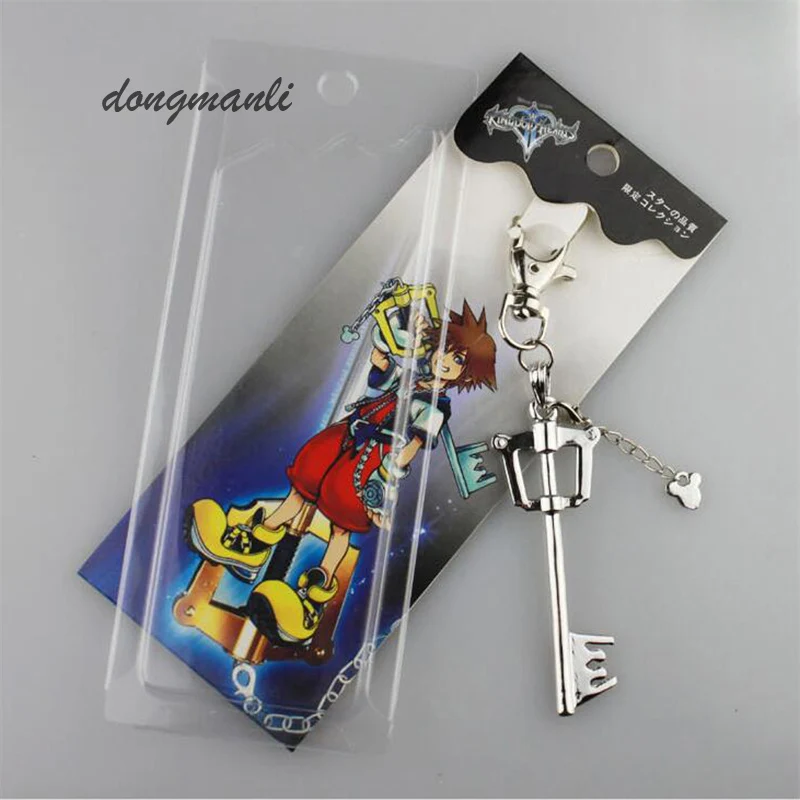 

W3327 Kingdom Hearts Keyblade Metal Keychain Game Jewelry Pendant Key Chain Accessories Figure Toy Keyring Gift