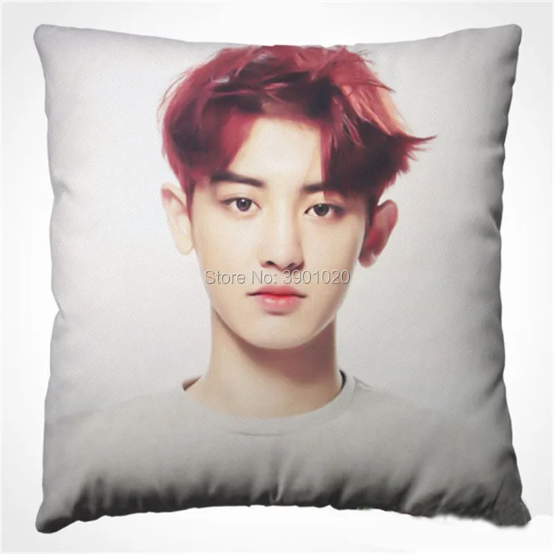 

Kpop EXO BAEKHYUN CHANYEOL square pillow within inner 40cm*40cm