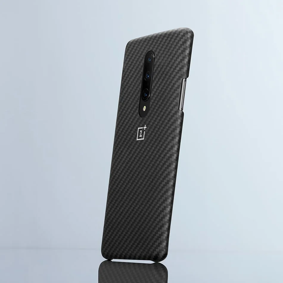 Оригинальный защитный чехол OnePlus 7 Pro Karbon идеально подходящий для надежной защиты