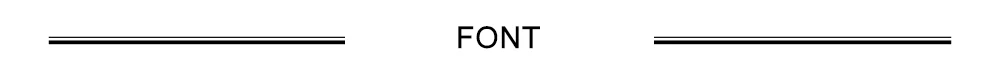 Font