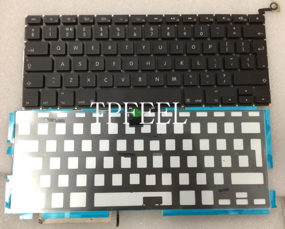 

TPFEEL New 13" UK Keyboard With Backlight for Macbook Pro A1278 MB990 MC700 MC374 keyboard 2009-2012year