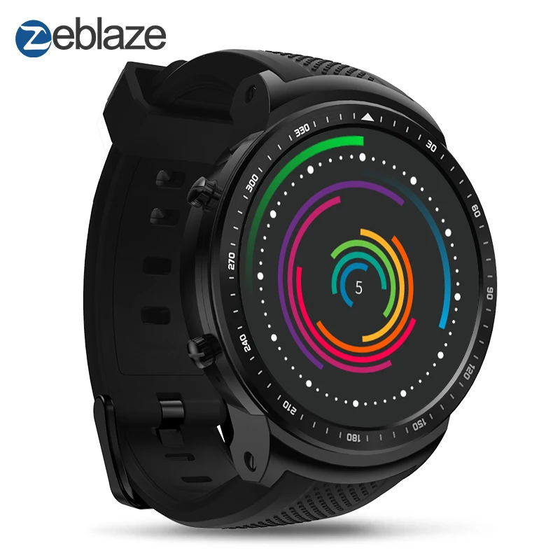 Новые Zeblaze Thor PRO 3G GPS умные часы 1 53 дюймов Android 5 MTK6580 0 ГГц Гб + 16 BT 4 звонки носимые