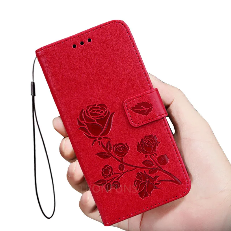 Кожаный чехол с откидной крышкой для Huawei Y5 Prime 2018 и бумажником Lite двойной рисунком