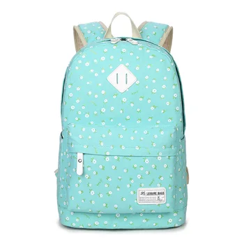 

M033 Canvas Printing Backpack Women Cute School Backpacks for Teenage Girls Vintage Laptop Bag Rucksack Bagpack Female Schoolbag