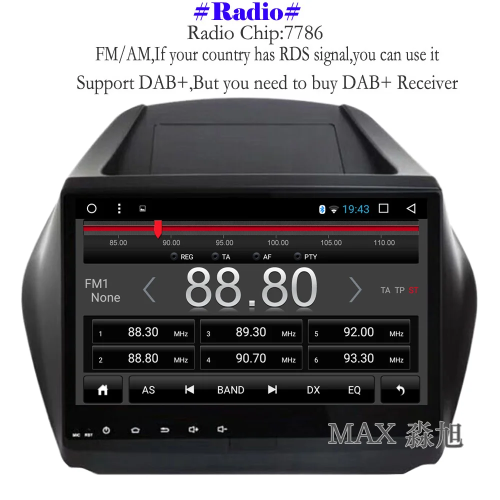 Discount MAX 2G 32G Android 8.1.0 Car DVD For Hyundai Tucson IX35 2009 2010 2011 2012 2013 2014 2015 GPS Navigation Radio BT 4G WiFi Map 3