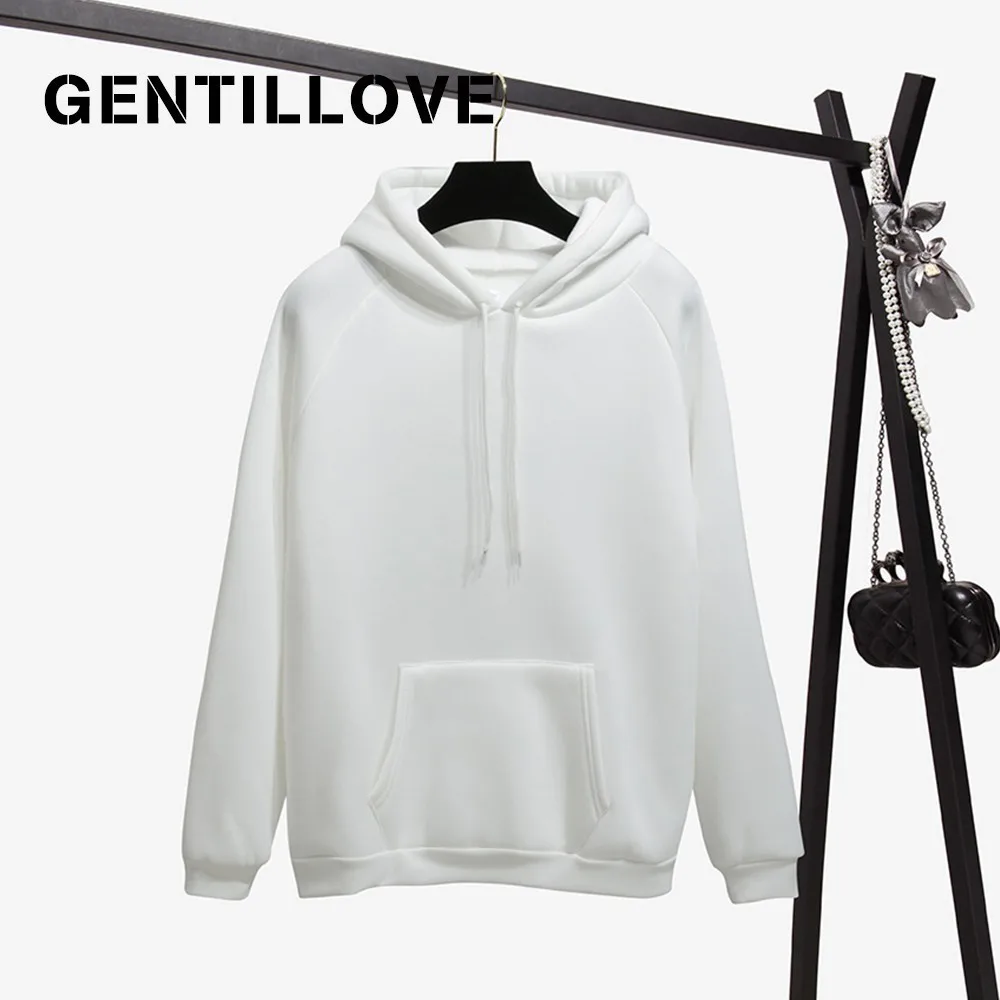 

Gentillove 2019 New Fashion Harajuku Hoodies for Women Hooded Tops Women's Sweatshirt Long Sleeve Autumn Korean Pop Hoodies