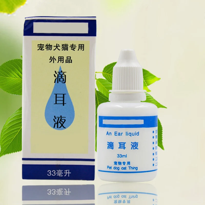

33 ml Pet Ear Cleaner Drops Most Effective Dogs Cats Ear Liquid For Ear Infection Treatment Bacteria Grow Most Easily Infection