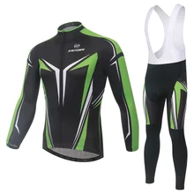 2018 Men Long Sleeve Cycling Wear Clothes Bicycle Spring /Autumn Cycling Jersey Bib Pants Jacket Set Ropa Maillot Ciclismo L083
