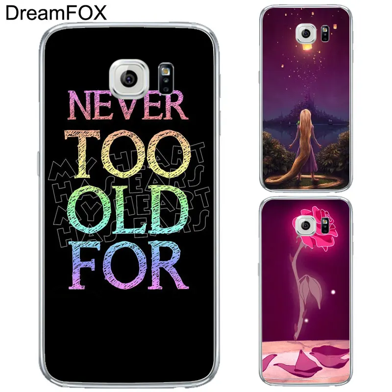DREAMFOX L114 Beauty Beast Soft TPU Silicone Cover For Samsung Galaxy S5 S6 S7 S8 S9 S10 S11 5G S11E S10E Lite Edge Plus Case |