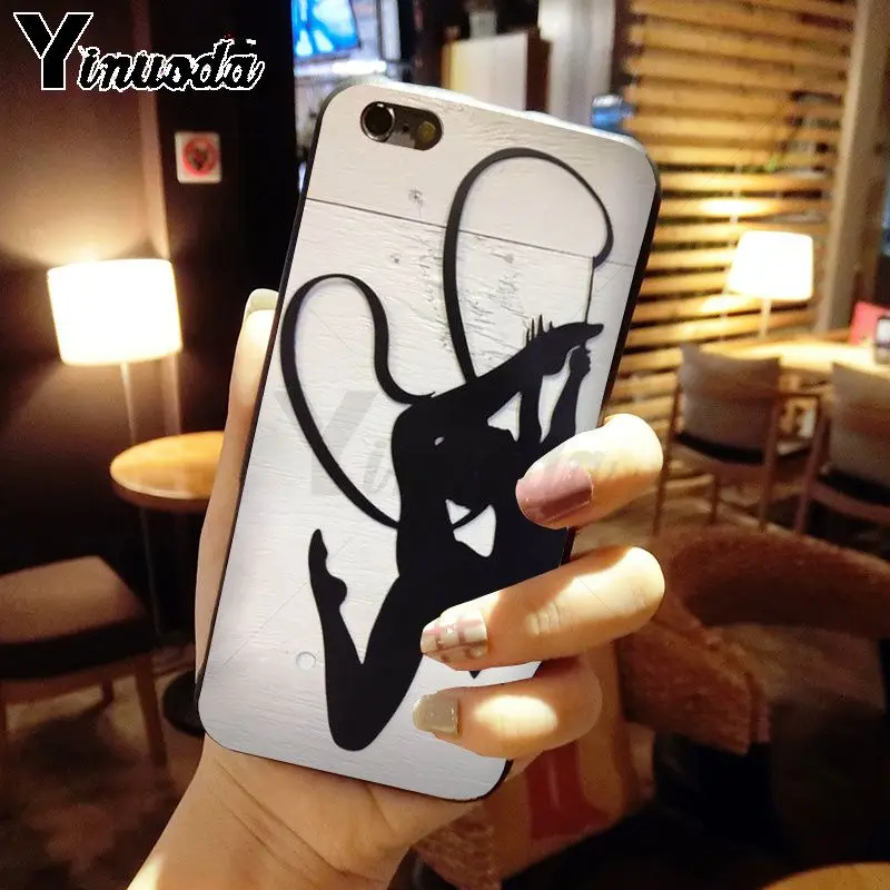 Love Gymnastics silhouette sports