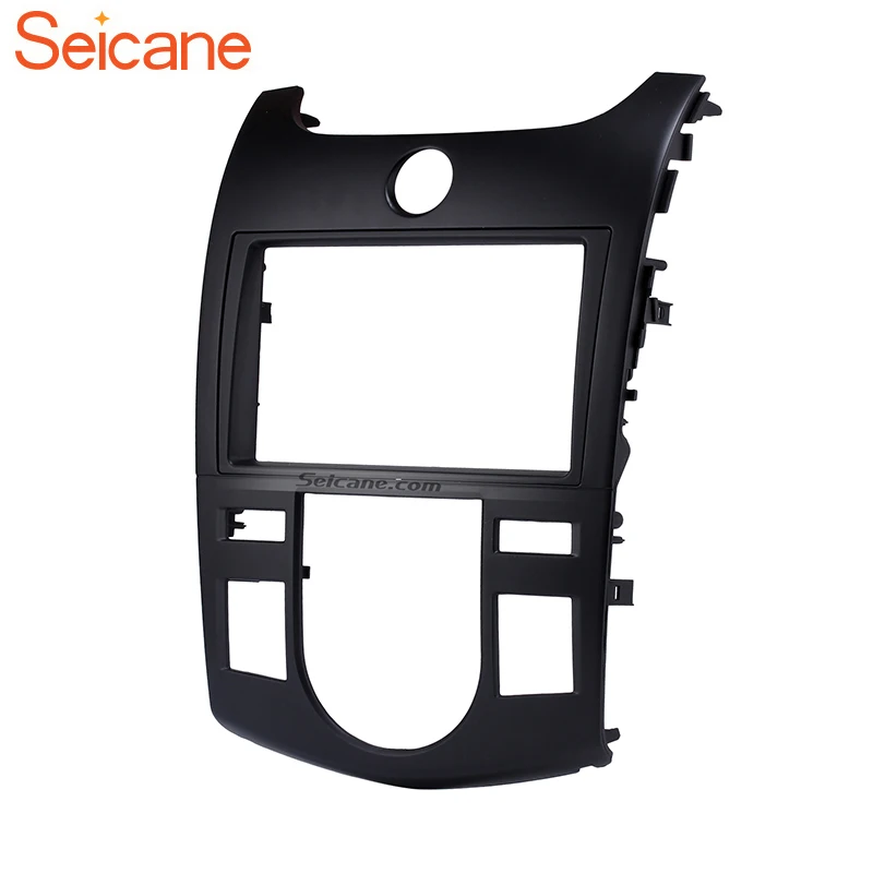 

Seicane 2Din Car Radio Fascia Audio Frame CD Trim Stereo Install Dashboard Refitting Panel For 2009 KIA FORTE Auto AC