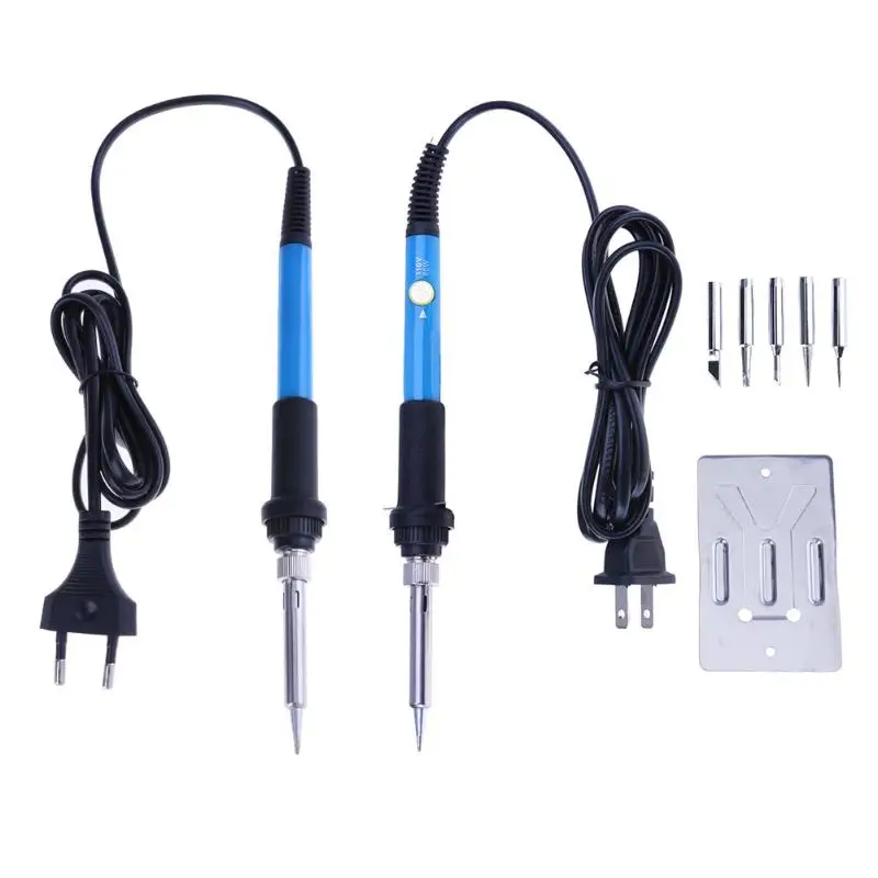 

7 in 1 60W Electric Soldering Irons Temperature Adjustable Electric Iron Mini Handle Soldering Pen 110V/220V Welding Equipment
