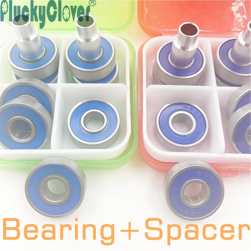 8pcs 608 Si3N4 Ceramic Bearing Roller Skates Bushing 4pcs Inline Skate