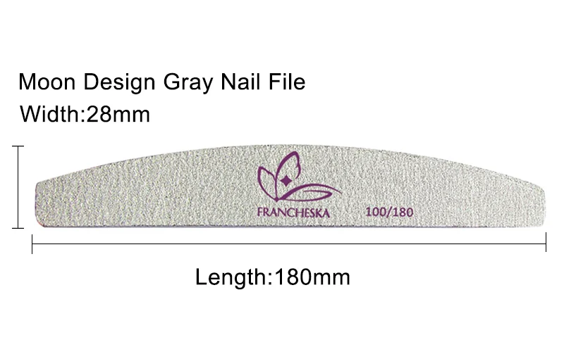 Francheska nagelvijl пилка для ногтей lima 100/180 nagel vijlen lima педикюрная пилка для ногтей filer limas para manicura инструмент для лайма