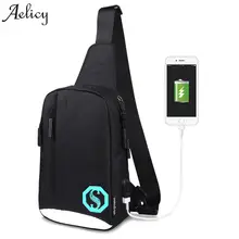 Aelicy Мужская Легкая Повседневная оксфордская фосфоресцирующая нагрудная сумка через плечо функциональный удобный мобильный телефон Телефон поясная сумка
