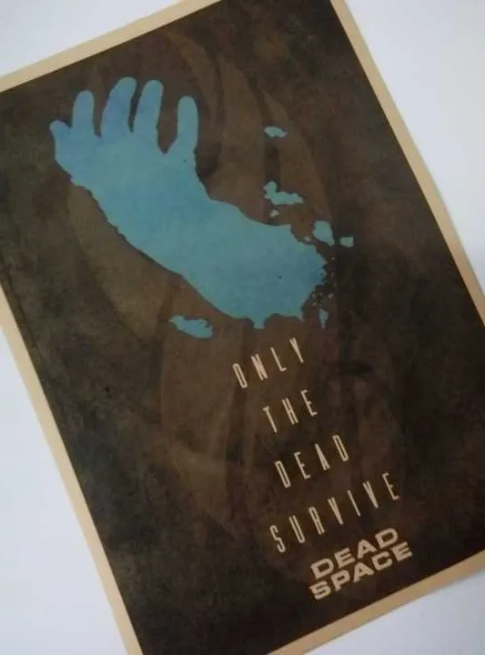 Винтажная крафт-Картина на холсте Dead Space the Hand в стиле ретро картины плакаты для